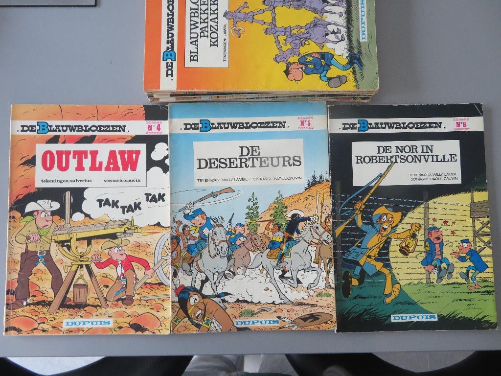 10 strips blauwbloezen Dupuis eerste druk range 1/20, Meerdere stripboeken, Ophalen of Verzenden, Zo goed als nieuw