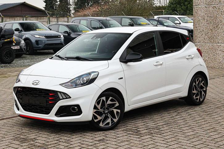 Hyundai i10 SKY+N-LINE-UITVOERING*ZETEL+STUURVERWARMING*CAME, Autos, Hyundai, Entreprise, Achat, i10, ABS, Airbags, Air conditionné
