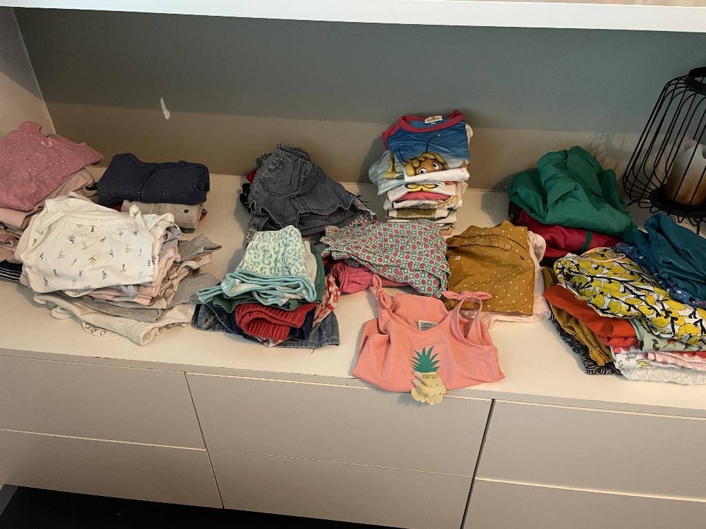 Zomerkleding meisjes 86-92, Enlèvement, Utilisé, Taille 92