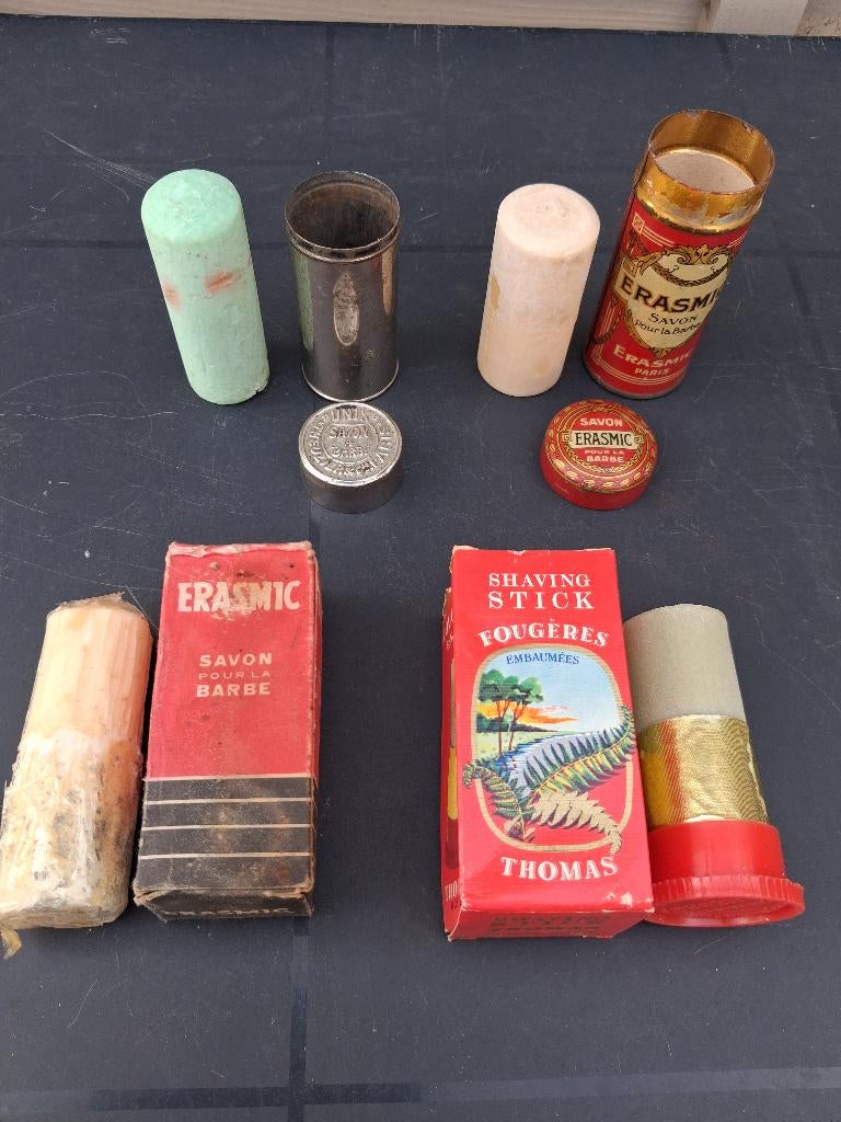 Vintage oude ongebruikte scheersticks jaren 50-60 denk ik, Verzamelen, Ophalen of Verzenden, Zo goed als nieuw, Gebruiksvoorwerp