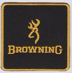 Browning stoffen opstrijk patch embleem #1, Collections, Envoi, Neuf