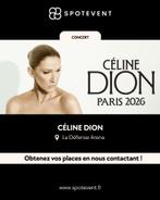 Céline Dion - Places sécurisées - Accès aux concerts, Tickets & Billets