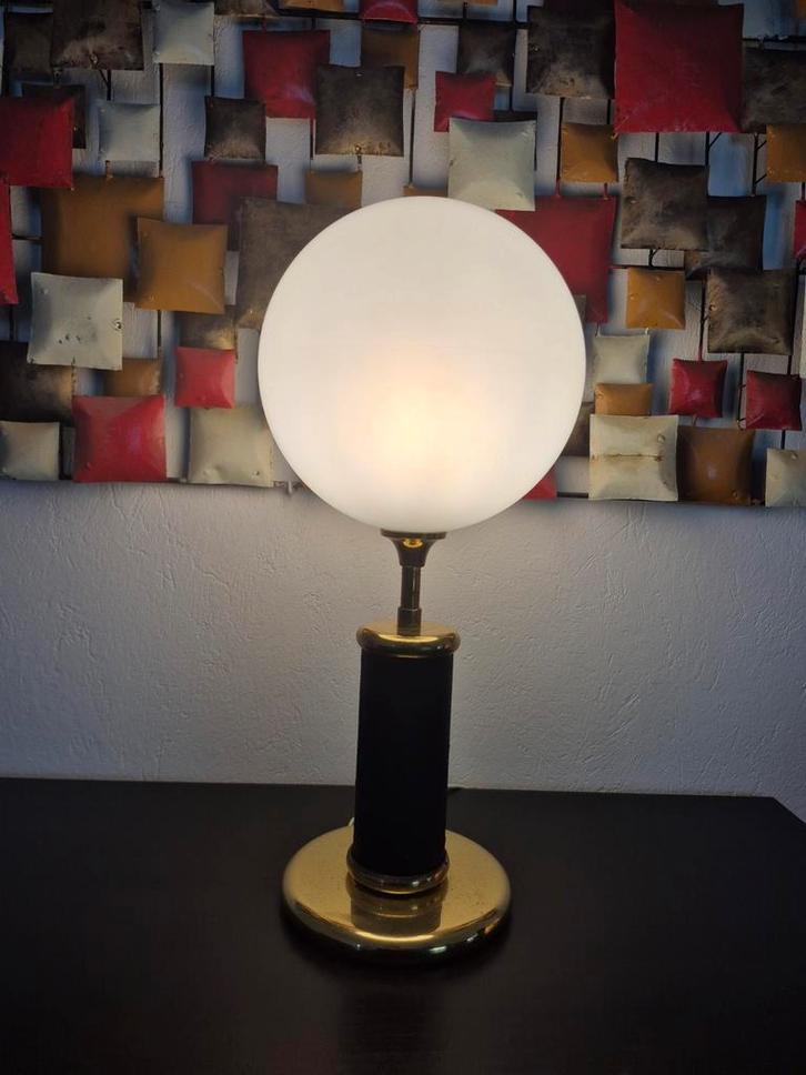 Vintage 1970s tafellamp – Josef Busche stijl, Maison & Meubles, Lampes | Lampes de table, Synthétique, Enlèvement ou Envoi