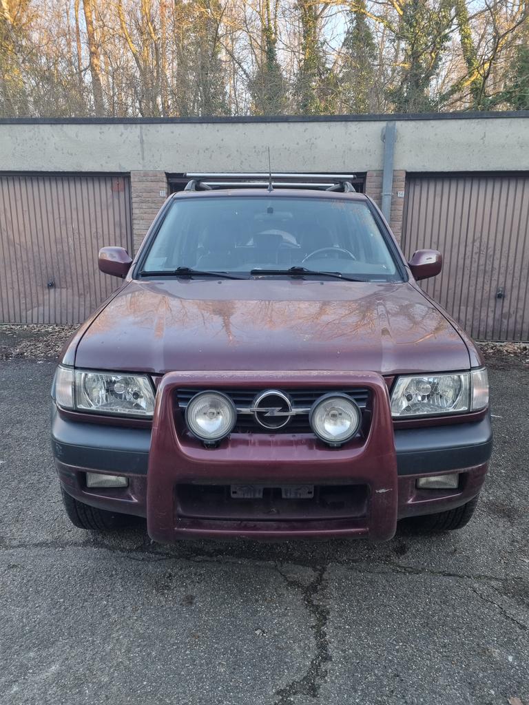 Opel Frontera 2.2 Dissel 2004, Auto's, Opel, Airbags, Zwart, Leder, Te koop