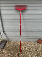 Râteau à feuilles de polet avec manche en fibre (Zemst), Enlèvement, Comme neuf, Fourchette, Polet