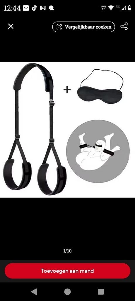 Bondage set, bdsm minded, erotisch speelgoed, Verzenden