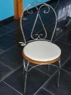 CHAISES, Gris, Enlèvement, Métal, Cinq, Six Chaises ou plus