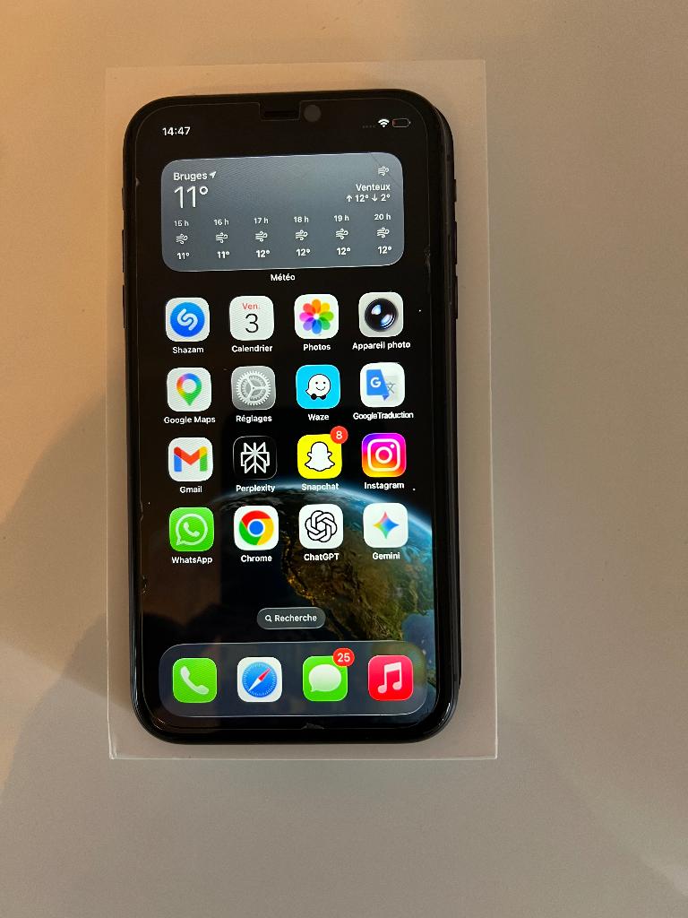 iPhone 11 128 g, Telecommunicatie, Mobiele telefoons | Apple iPhone, Ophalen, 128 GB, Zwart, IPhone 11