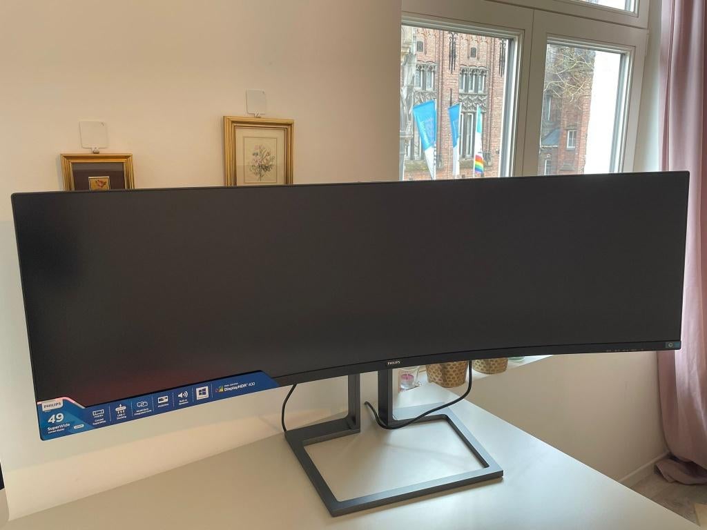 Philips Monitor - Super Wide Curved Display - 49 inch, Computers en Software, Monitoren, Gaming, Philips, VA, Ophalen of Verzenden
