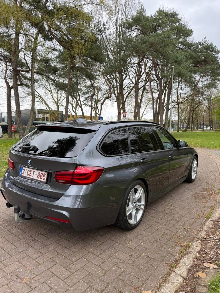 BMW 318D euro 6d 2018, Cuir, Euro 6, Entretenue par le concessionnaire, Noir