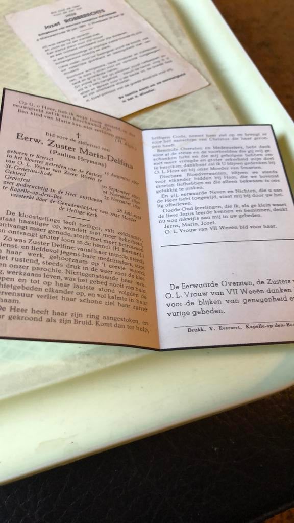 Oude doodsprentjes, Verzamelen, Bidprentjes en Rouwkaarten, Ophalen of Verzenden, Bidprentje