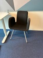 6 Donker Grijze Stoel met Armleuning  -  58 b x 50 d x 85h, Huis en Inrichting, Ophalen, Nieuw, Vijf, Zes of meer stoelen, Modern