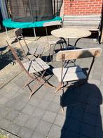 Terras stoelen + tafel, Enlèvement, Métal