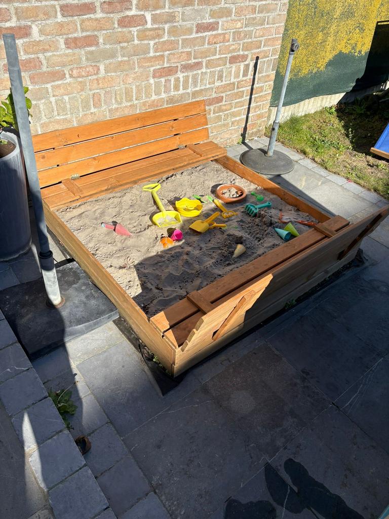 Zandbak, Ophalen, Zo goed als nieuw