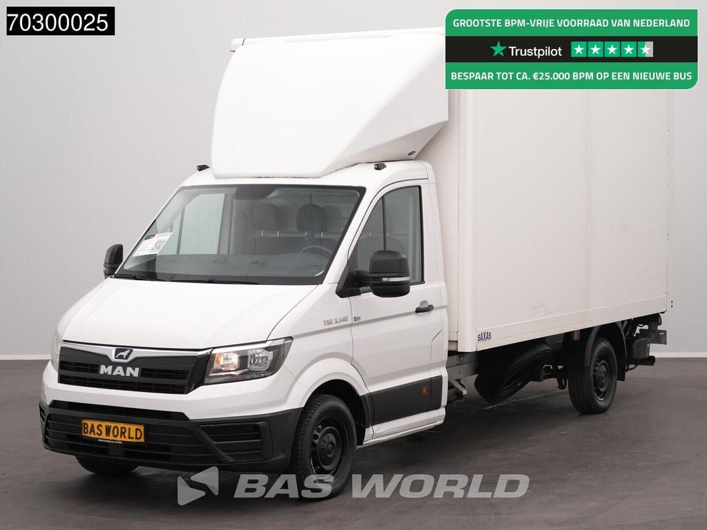 MAN TGE 3.140 Laadklep Bakwagen Airco Cruise Camera Euro6 Me, Auto's, Stof, Gebruikt, Euro 6, 4 cilinders
