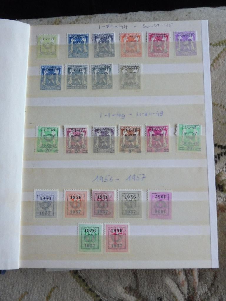 Belgie 1938-1996  Typogragische X/XX/(.) zegels, Postzegels en Munten, Ophalen of Verzenden