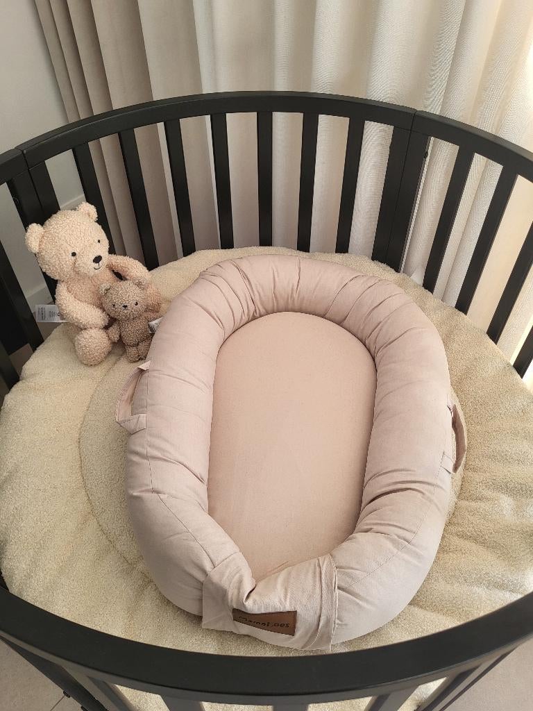 Ronde box zwart, Enfants & Bébés, Parcs, Neuf, Rond, Réglable en hauteur, Tapis de parc, Roulettes, Enlèvement