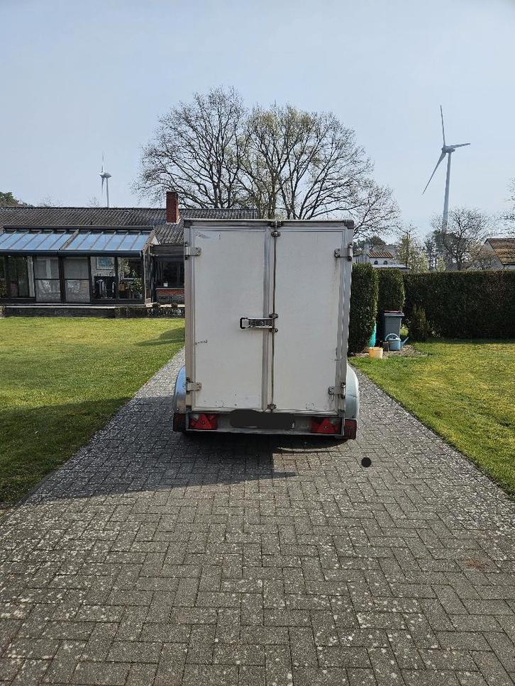 gesloten aanhanger, Autos : Divers, Remorques, Comme neuf, Enlèvement