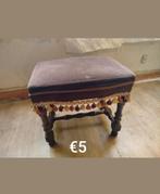 Antiek krukje in barokstijl, Huis en Inrichting, Zetels | Voetbanken en poefs, Ophalen, Gebruikt, Barok, Rechthoekig