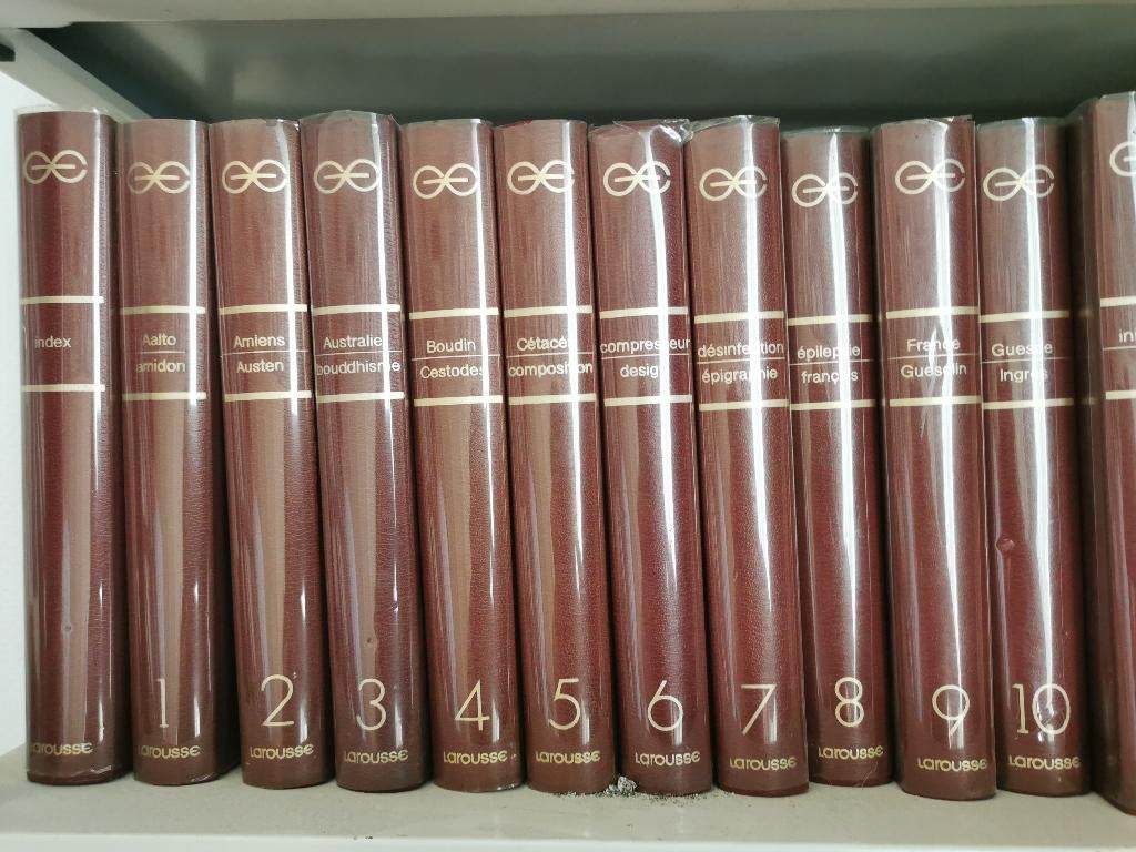 encyclopédie Larousse complète, Série complète, Enlèvement, Général, Comme neuf
