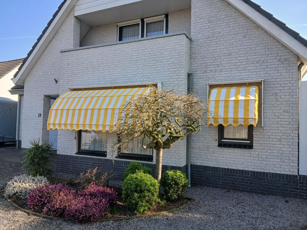 Nieuwe zonweringdoeken op uw oude zonwering met montage., Ophalen of Verzenden