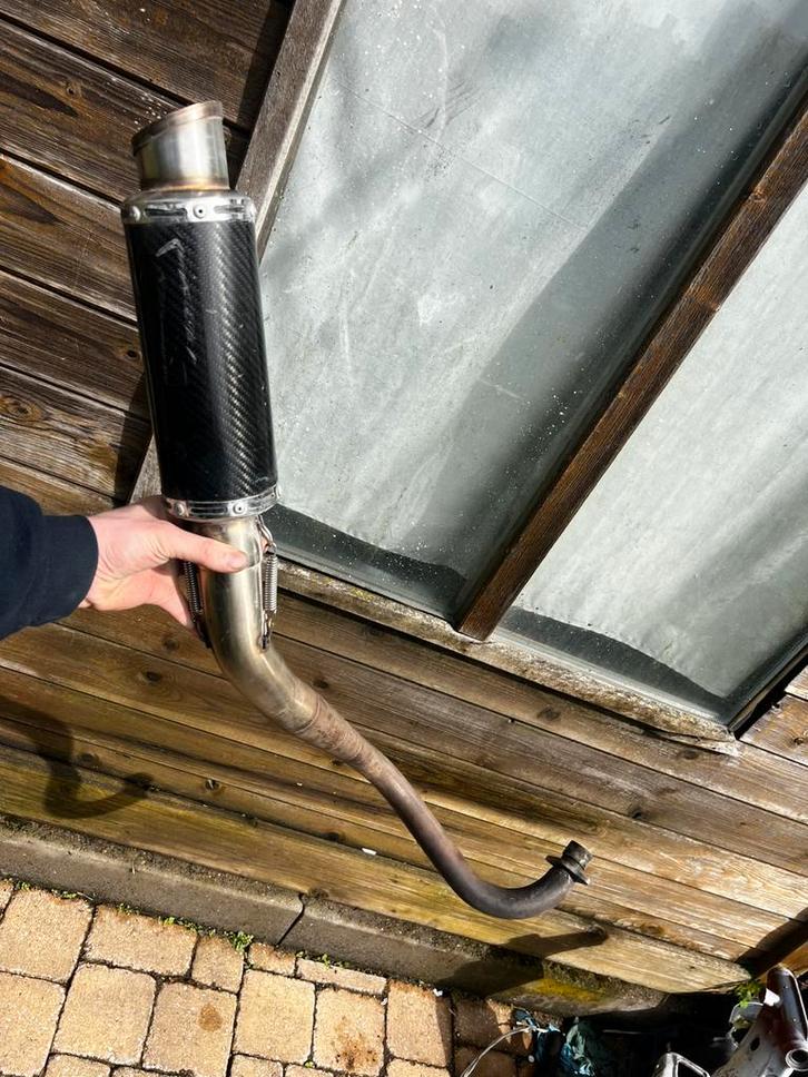 Uitlaat carbon monkey dax, Fietsen en Brommers, Brommeronderdelen | Algemeen, Ophalen