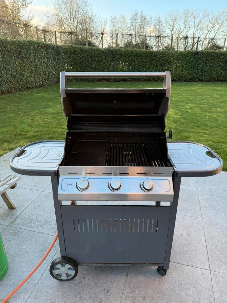 Cadac gasbarbecue – 3 branders – gietijzeren grill, Tuin en Terras, Gasbarbecues, Gebruikt, Ophalen