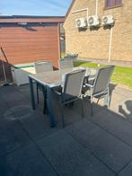 Tuinset, Ophalen, 4 zitplaatsen, Gebruikt, Aluminium