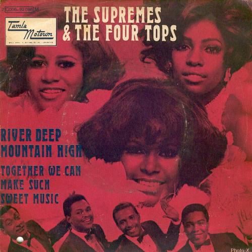 7"  The Supremes & Four Tops ‎– River Deep - Mountain High, CD & DVD, Vinyles Singles, Enlèvement ou Envoi, Single, 1970 - 1979