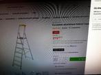 Escabeau aluminium HAILO 7 marches, Enlèvement, Comme neuf, Échelle, 4 mètres ou plus