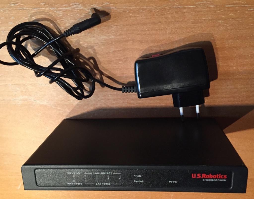 US Robotics router, Computers en Software, Routers en Modems, Ophalen of Verzenden, Zo goed als nieuw, Router, US Robotics