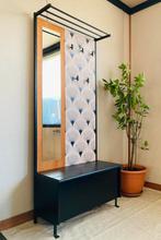 Midcentury restyled kapstokmeubel, vintage portemanteau, Ophalen, Zo goed als nieuw, Staande kapstok, 150 tot 200 cm