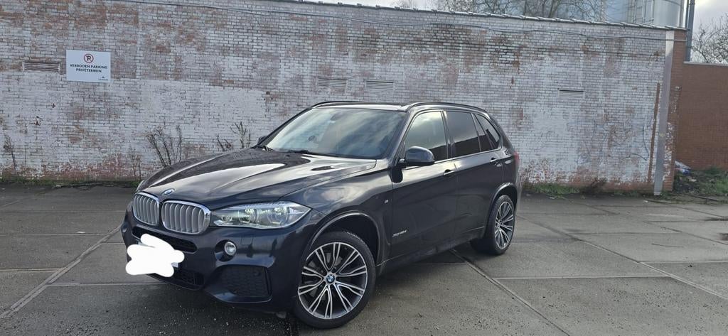 Bmw x5 40d, Auto's, Automaat, Lichtsensor, Blauw, 7 zetels