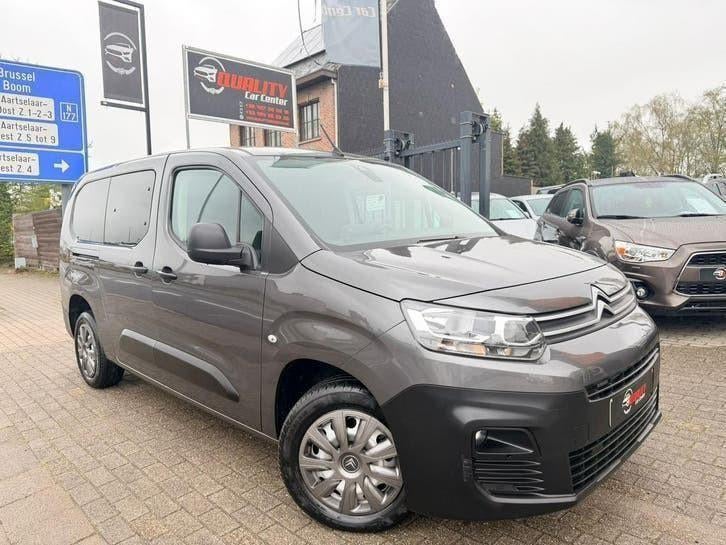 Citroen Berlingo Dubbele Cabine 1.2i 2020 Automaat 075000km, Testrit aan huis, Euro 6, 1198 cc, https://public.car-pass.be/vhr/97219bf2-e15c-46bd-848f-78c0667f31b1