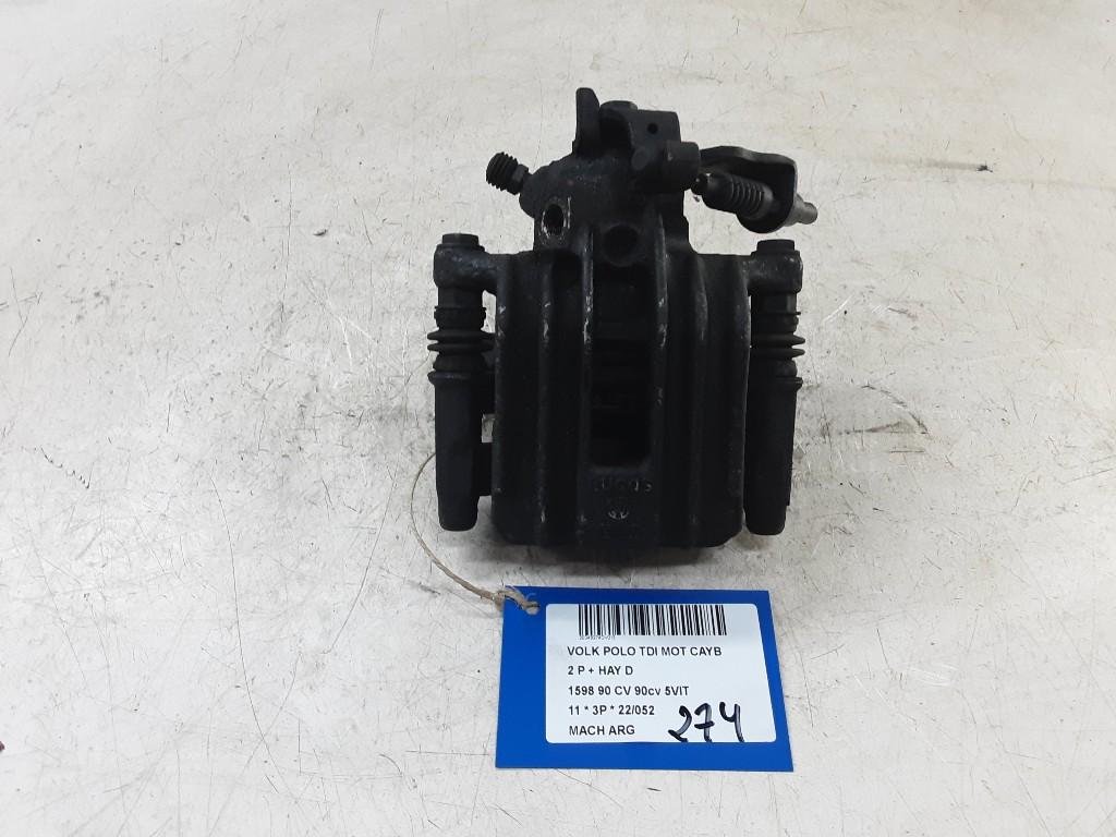 ETRIER DE FREIN ARRIÈRE GAUCHE Volkswagen Polo V (6R), Utilisé, Volkswagen