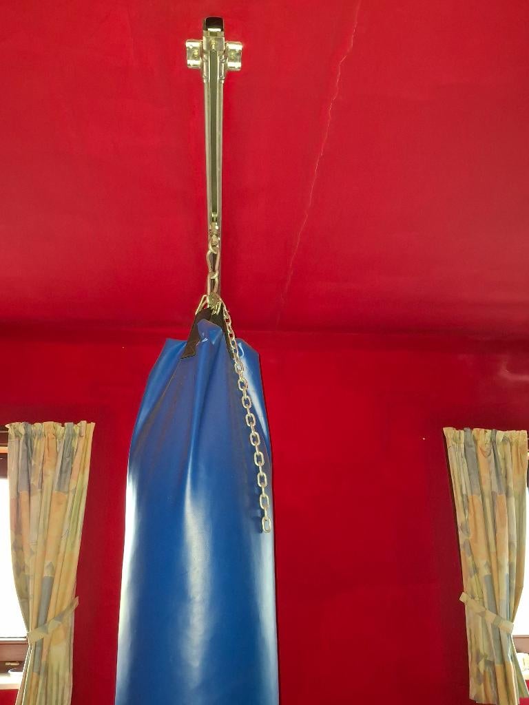 Bokszak blauw, Sport en Fitness, Vechtsporten en Zelfverdediging, Ophalen, Zo goed als nieuw, Vechtsportmaterialen