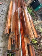 Lot hardhout balken verschillende lengte vanaf 8€ stuks!!!!, Ophalen, Zo goed als nieuw, Balken, Hardhout