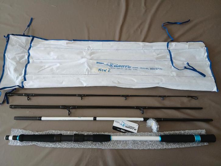 Canne travel ZEBCO White Gwc Travel Sea Spin NEUVE, Sports nautiques & Bateaux, Pêche à la ligne | Pêche en mer, Neuf, Canne à lancer
