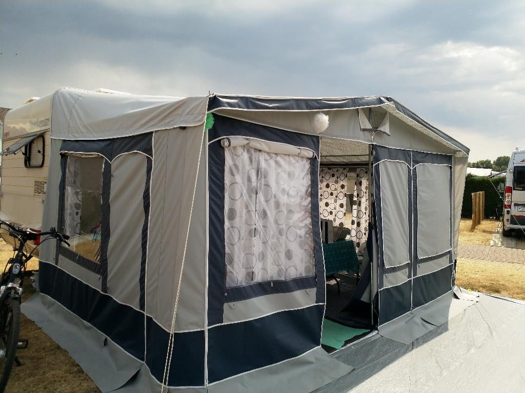 Voortent Gold Camp Admiraal 275: maat 12 ( 931-955 cm ), Caravans en Kamperen, Voortenten en Luifels, Gebruikt, Overige merken