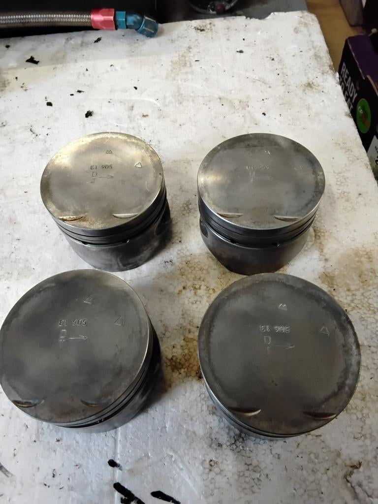 4 pistons nickel  moteur peugeot citroen TU5J4 SAXO/106  16S, Autos : Pièces & Accessoires, Enlèvement ou Envoi, Peugeot