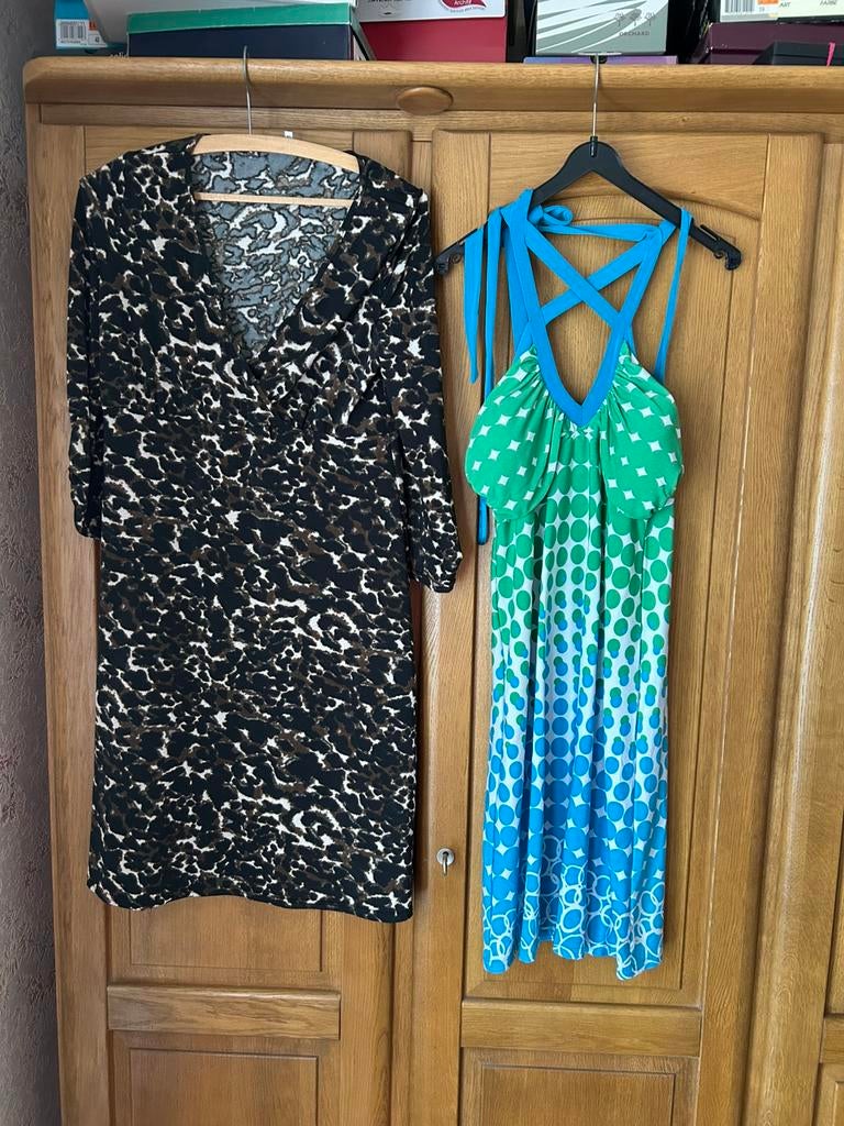 2 stuk dames kleedje maat 40, Enlèvement, Comme neuf, Taille 38/40 (M)