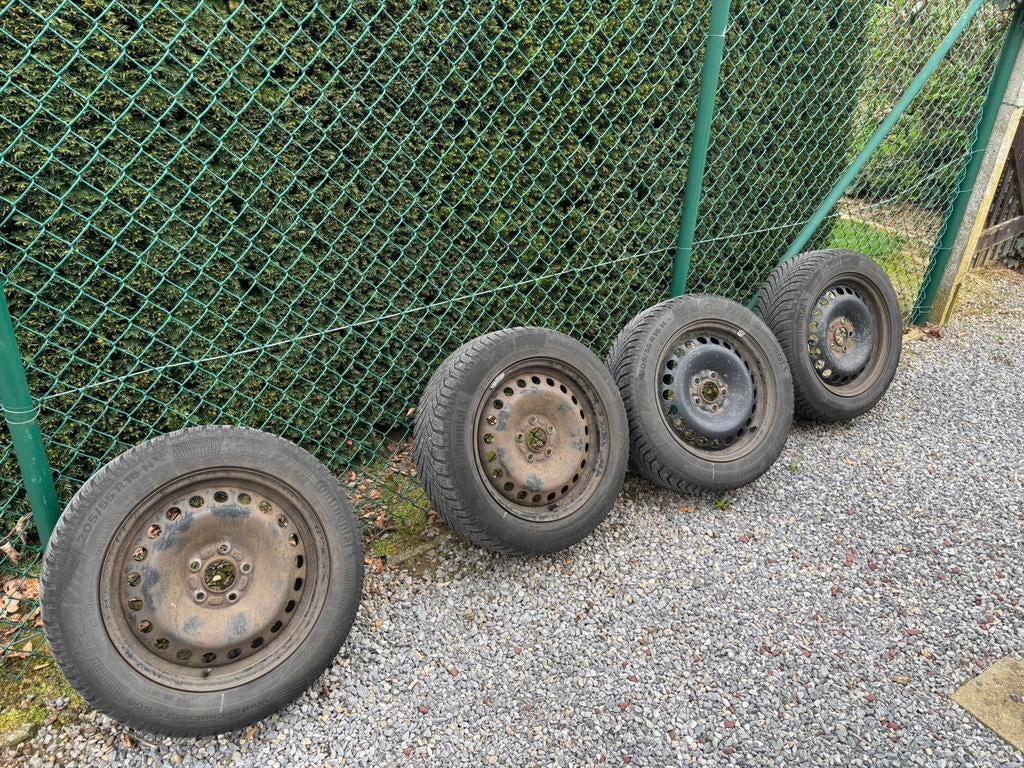 Winterbanden, Ophalen, Gebruikt, 16 inch, Banden en Velgen