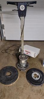 Nettoyeur de sol Woodboy + brosse + disque tampon, Enlèvement, Machine de nettoyage à brosse