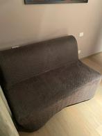 Zetel Slaapbed 2 persoons 140 x 188 cm Zeer Goede Staat, Huis en Inrichting, Ophalen, Bruin, Tweepersoons, Zo goed als nieuw