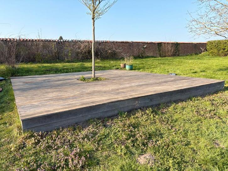 Padouk voor houten terras, Jardin & Terrasse, Terrasses, Utilisé, Bois, Enlèvement