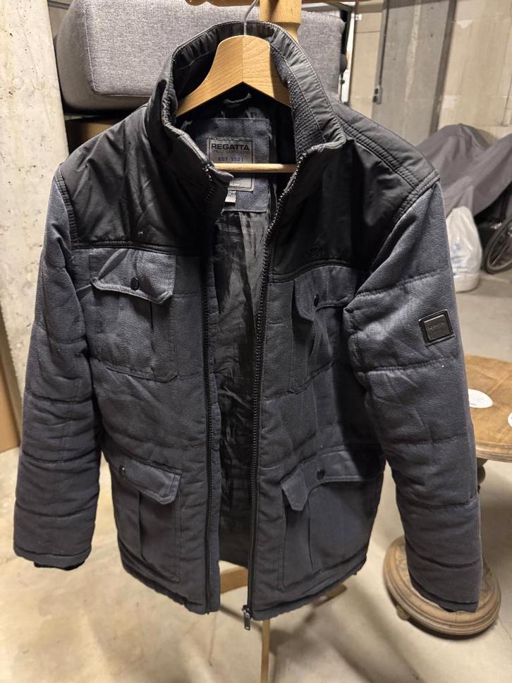 Regatta herenjas - maat L - in zeer goede staat, Kleding | Heren, Jassen | Winter, Gedragen, Maat 48/50 (M), Zwart, Ophalen