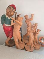Set houten beeldjes golfposes, Huis en Inrichting, Ophalen