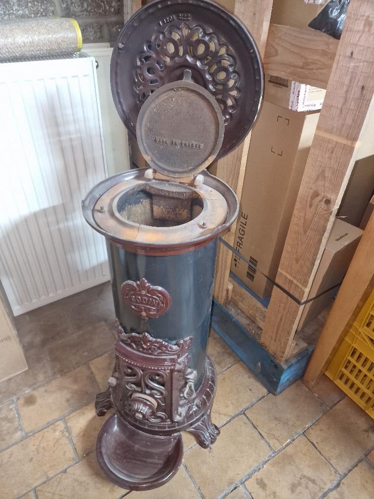 Poele Godin, Autres carburants, Poêle à charbon, Enlèvement, Utilisé