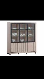 Landelijke vitrine kast, Huis en Inrichting, Ophalen, Zo goed als nieuw