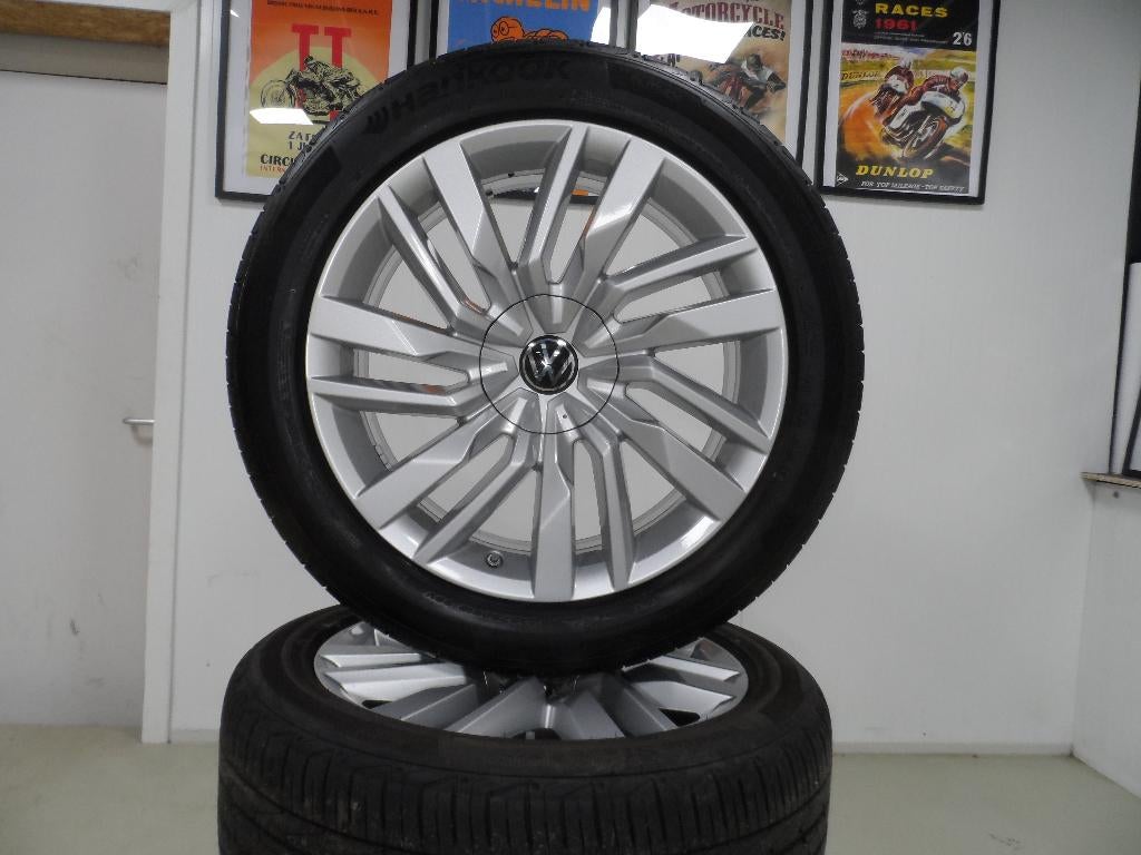 19 inch VW Tiguan origineel zomerbanden set in nieuw staat, 19 inch, Gebruikt, Banden en Velgen, Ophalen of Verzenden